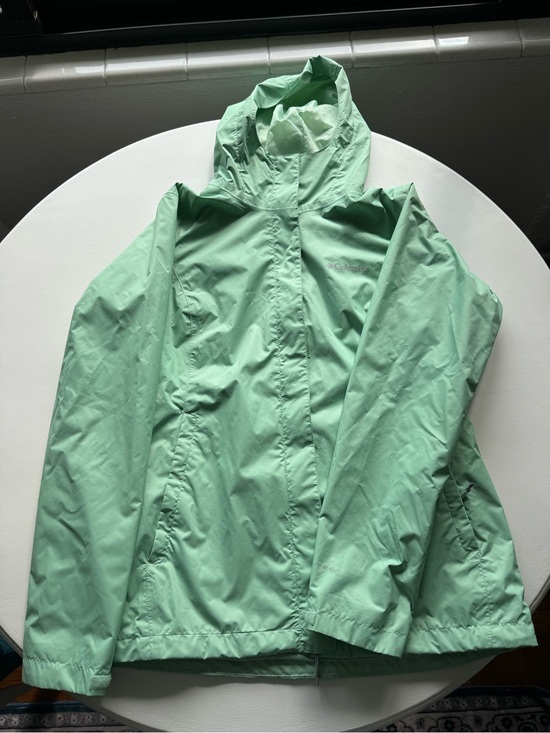 Columbia Jackets & Blazers - Columbia Women's Light Mint Green Hooded Waterproof Jacket